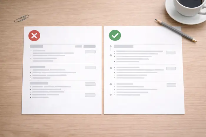image Chronological CV : How to compose a great CV